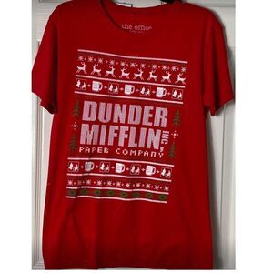 THE OFFICE  MEN’S Small Dundee Mifflin TShirt